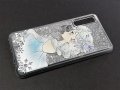 калъф за Samsung Galaxy A7(2018) с блестящи частици брокат течност принцеса Елза, снимка 5