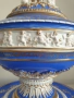 Sandizell Dresden 54см-10кг/Дрезден Бавария немска порцеланова ваза с капак/фигурална урна с ангели, снимка 8
