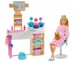 Кукла Barbie - Игрален комплект Спа: маска за лице GJR84, снимка 2