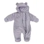 Бебешки пухкав космонавт с мече в сиво, два размера LEERIJA/VINE BABY, снимка 2