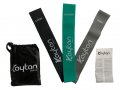 Комплект от 3 фитнес ластика в практича чанта от Kaytan спорт, снимка 4