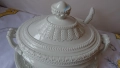 Супник бяла глазирана керамика, ръчно изработен , внос от  Италия.  , снимка 12