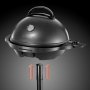 Барбекю George Foreman 22460-56, 2400 W, Подвижна стойка, Регулируема температура, Черен, снимка 3