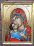 Св.Богородица с младенеца – Рилски манастир, снимка 1 - Икони - 44927947