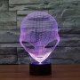 НОВО! 3D Нощна лампа с извънземно