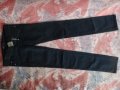 Черен панталон с колан AMN JN, снимка 2