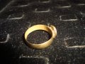 ПОЗЛАТЕН БРОНЗОВ КРАЛСТВО ЮГОСЛАВИЯ РЕТРО ПРЪСТЕН с НАДПИС ОТВЪТРЕ 30-те ГОДИНИ 20656, снимка 6
