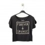 Forever Grunge дамска тениска с графика - S, снимка 1