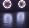LED Диодни Фарове Халогени С Лупа Devil Eye Мотори АТВ 2бр/к-т + Копче, снимка 6
