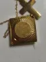 Медальон Чайка.Позлатен.Механичен., снимка 8