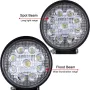 27W LED Диоден халоген с 9 диода - 12/24V, снимка 2