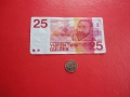 25 Гулден 1971 Холандия Нидерландия гулден 3, снимка 2