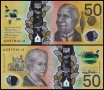 ❤️ ⭐ Австралия 2023 50 долара полимер UNC нова ⭐ ❤️, снимка 1