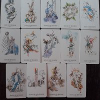Таро карти, различни от масовите: Ink Witch Tarot & Linestrider Tarot, снимка 9 - Карти за игра - 33677966