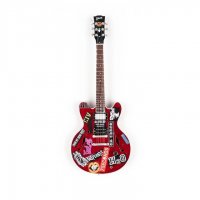 Gibson ES-335 Faded Cherry 1:4 Scale Mini Guitar Model Tom DeLonge Box Car Racer