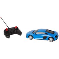 Детски Audi R8 Coupe 1:24 умален модел играчка,СИНЯ,Дистанционно управление, снимка 1 - Коли, камиони, мотори, писти - 43296143