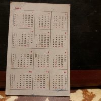 Старо календарче ЛЕВСКИ СПАРТАК, снимка 2 - Колекции - 43354019