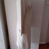 Бледо сиво палто от кашмир, снимка 3 - Палта, манта - 44078089