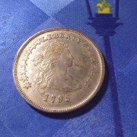 САЩ 1 долар 1795-1798-РЕПЛИКА, снимка 4 - Нумизматика и бонистика - 27494334