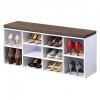 Немски шкаф за обувки с възглавница за сядане, снимка 2 - Шкафове - 34593044