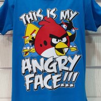 Нова детска тениска с трансферен печат Angry Birds, снимка 5 - Детски тениски и потници - 32607650