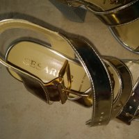 Дамски обувки  Cesare Paciotti  / цвят сребро и злато , снимка 8 - Дамски обувки на ток - 28989367