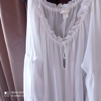 Официална бяла блуза на НМ, М, снимка 2 - Блузи с дълъг ръкав и пуловери - 32557494