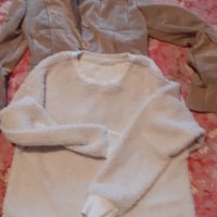 Блуза и велурено яке, снимка 1 - Якета - 43156663