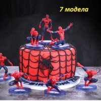 Спайдермен  спайдърмен spiderman спайдър мен спайдер пластмасова фигурка PVC за игра и торта топер, снимка 3 - Фигурки - 21183299