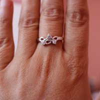 Уникален сребърен пръстен  - модел R084, снимка 2 - Пръстени - 26874033