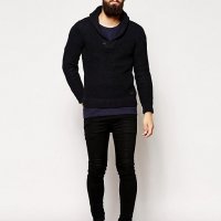 g-star gralvent shawl collar knit - страхотен мъжки пуловер, снимка 2 - Пуловери - 27111099