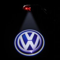 LED Плафони за вратa с лого за VW Golf MK5 Touran Caddy, снимка 2 - Аксесоари и консумативи - 43669319