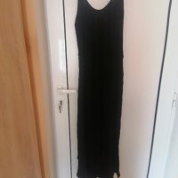 H&M дълга черна рокля, снимка 1 - Рокли - 40587982
