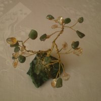 Декоративно дърво от полускъпоценни камъни Ахат, снимка 7 - Антикварни и старинни предмети - 38563703