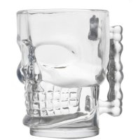 Уникална стъклена халба във форма на Череп 2бр Промоция!, снимка 7 - Чаши - 43119018
