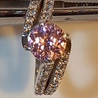 Сребърен пръстен с камъни , снимка 1 - Пръстени - 39262655