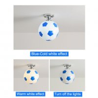 Креативна футболна LED таванна лампа, снимка 3 - Лампи за таван - 38252055