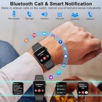 Нов Bluetooth Смарт Часовник - Здравен Монитор, 113 Спортни Режима, Високоговорител, снимка 8 - Смарт гривни - 43766598