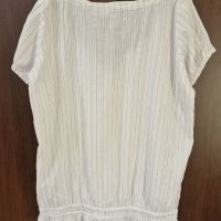 Дамска бяла кенарена блуза, снимка 2 - Блузи с дълъг ръкав и пуловери - 40375527