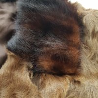 Дамско палто естествен косъм размер ХЛ, снимка 3 - Палта, манта - 43743660