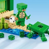 LEGO® Minecraft™ 21254 - Къща на плажа на костенурките, снимка 9 - Конструктори - 43849214