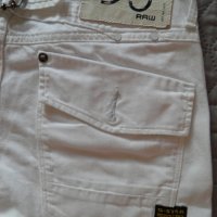 G-Star Raw оригинални дамски бели дънки W26/L32 , снимка 8 - Дънки - 27596501