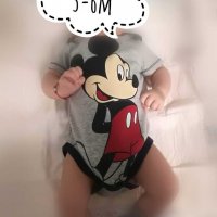 Бебешко боди с къс ръкав Дисни/ Disney- Mickey mouse