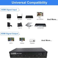 Премиум HDMI сплитер 1х8 изхода/Ultra HD/4K 60Hz 1x8 HDMI до 4Kx2K/3D/EDID и HDCP контрол, снимка 4 - Стойки, 3D очила, аксесоари - 42979477