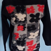 Много пухкав пуловер от вълна и меринос / голям размер , снимка 1 - Блузи с дълъг ръкав и пуловери - 43460803