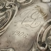 Стара маркирана сребърна английска четка 1906 година

, снимка 3 - Антикварни и старинни предмети - 44049678