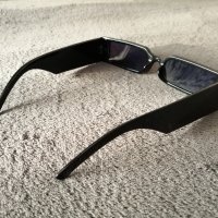 Правоъгълни слънчеви очила в черен цвят, снимка 9 - Слънчеви и диоптрични очила - 36816151