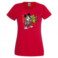 Дамска тениска Mickey Teenager Мини Маус,Микки Маус.Подарък,Изненада,, снимка 8 - Тениски - 36529685