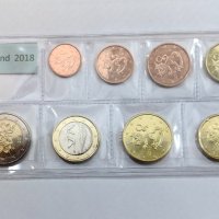 Пълен сет евромонети Финландия 2018 год. от 1 цент до 2 евро, снимка 1 - Нумизматика и бонистика - 43728635