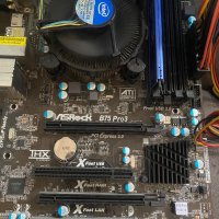 Дънна платка ASRock B75 Pro3, B75, LGA1155, DDR3, 2xPCI-E , снимка 1 - Дънни платки - 44130263